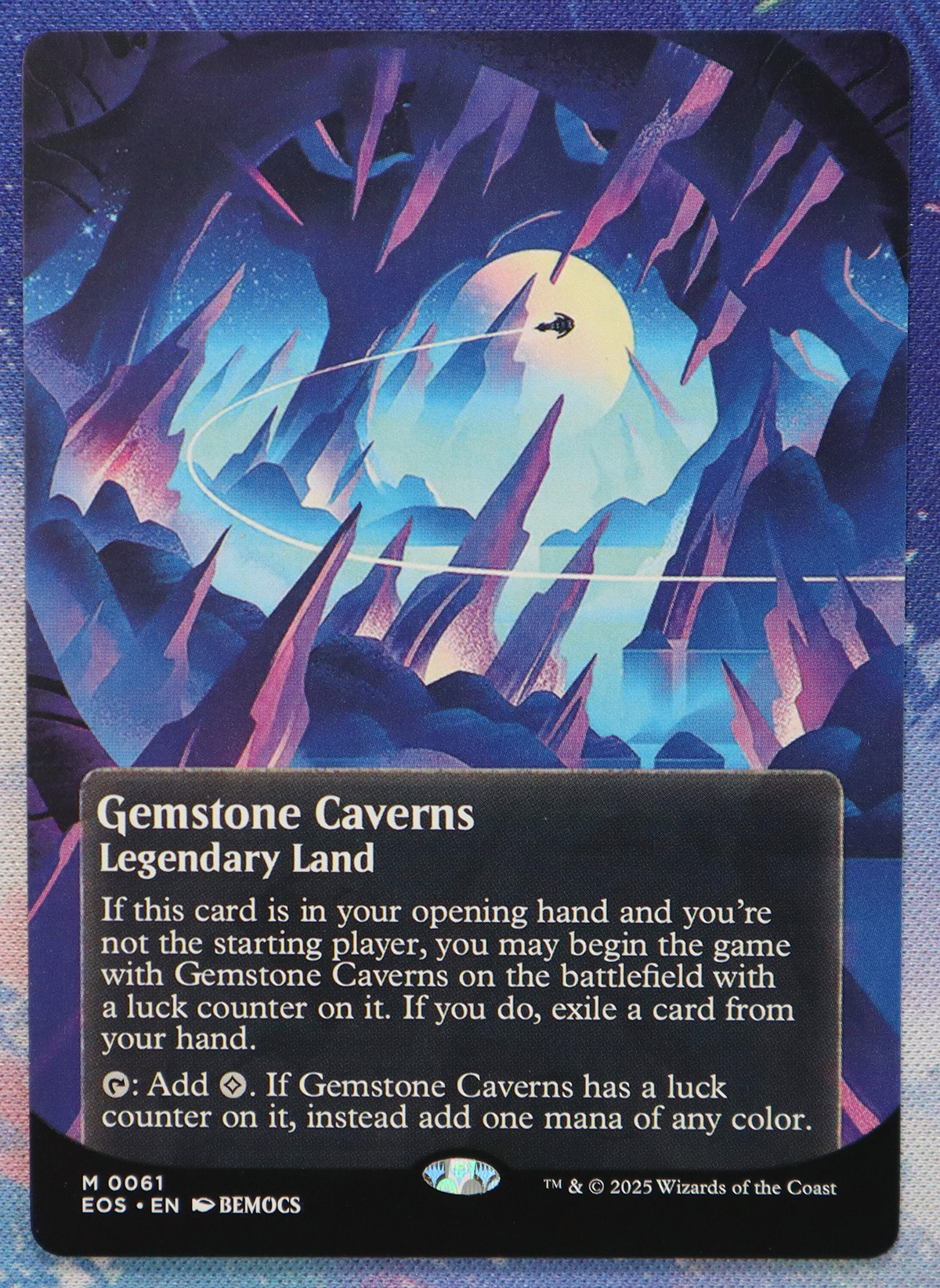 Gemstone Caverns #61 EOS hologram