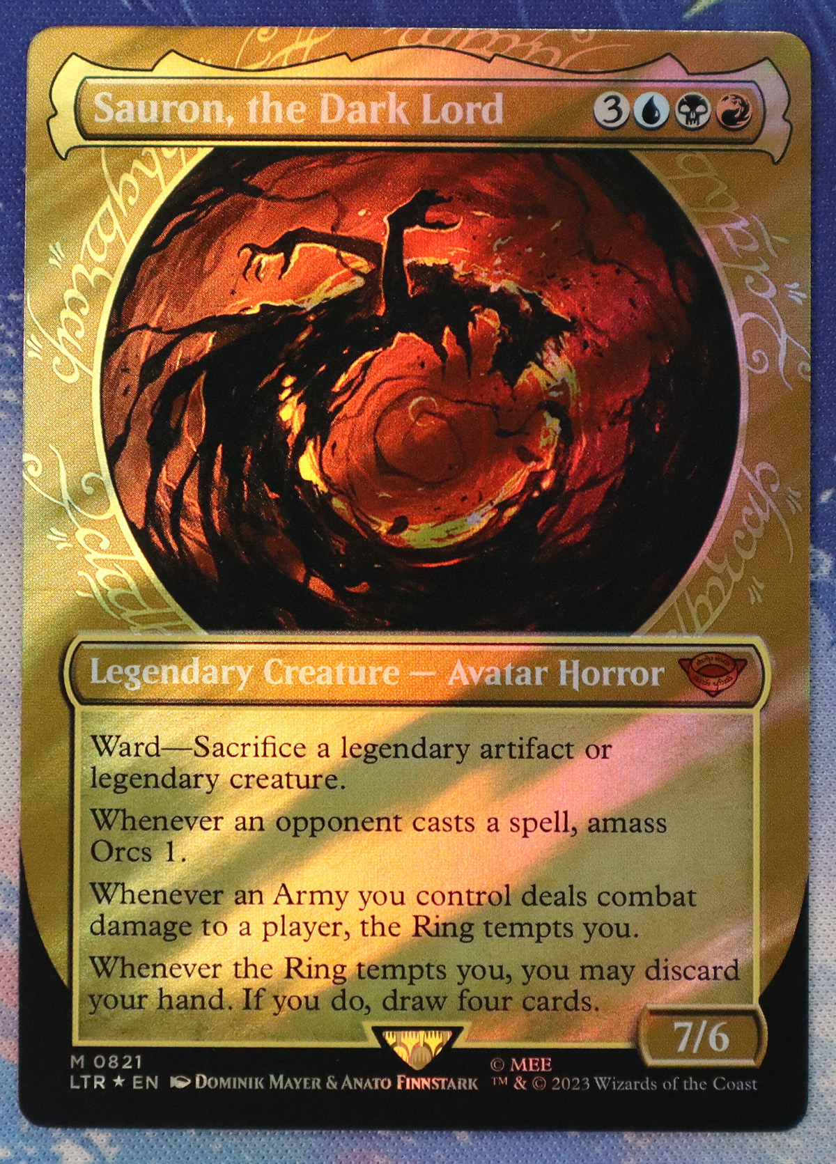 Sauron, the Dark Lord #821 LTR surgefoil