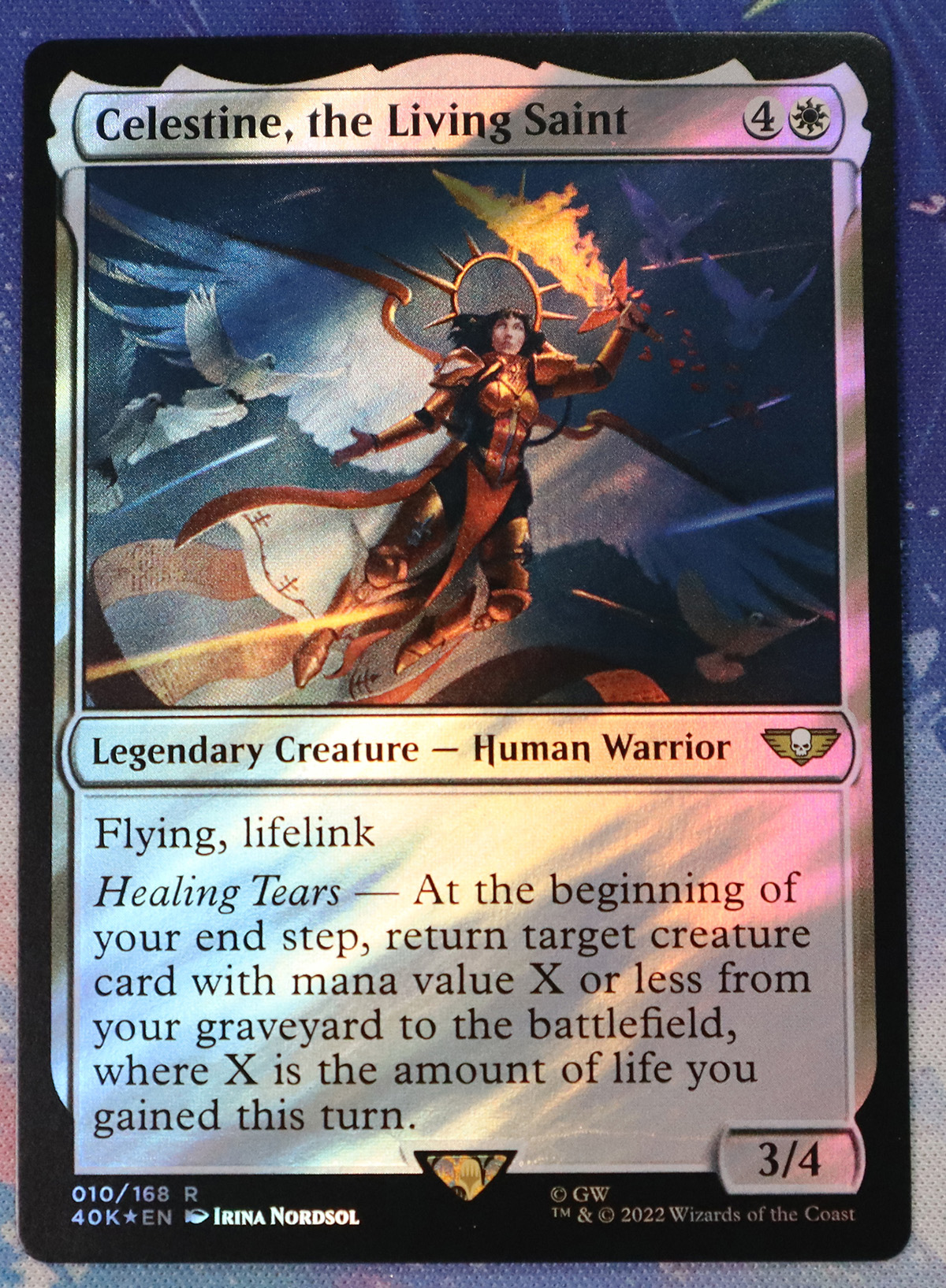 Celestine, the Living Saint #10 40K surgefoil