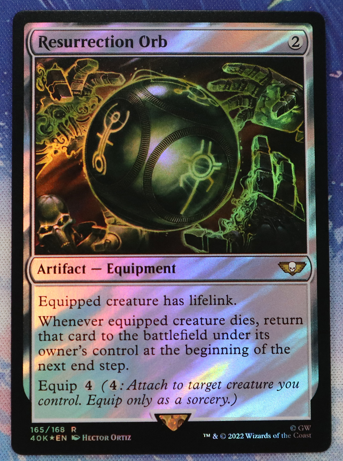 Resurrection Orb #165 40K surgefoil