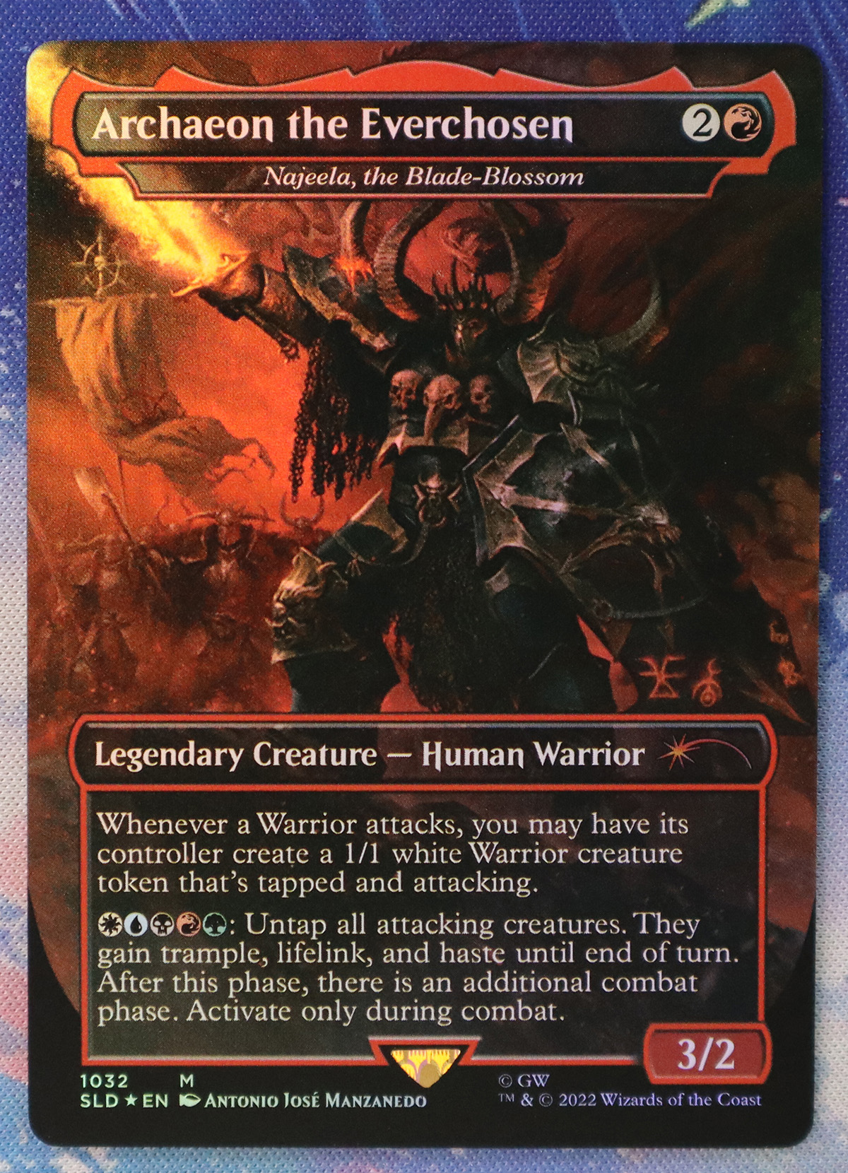 Najeela, the Blade-Blossom Archaeon the Everchosen #1032 SLD foil