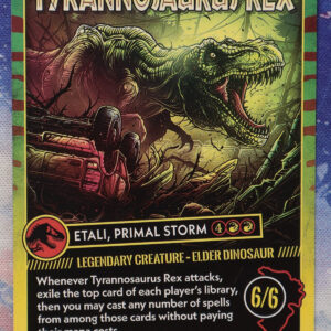 Etali, Primal Storm Tyrannosaurus Rex #1389 SLD hologram
