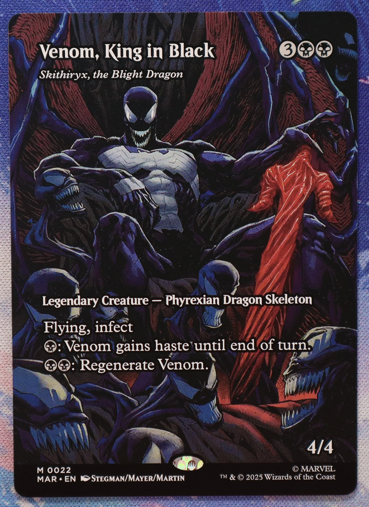 Skithiryx, the Blight Dragon Venom, King in Black #22 MAR hologram