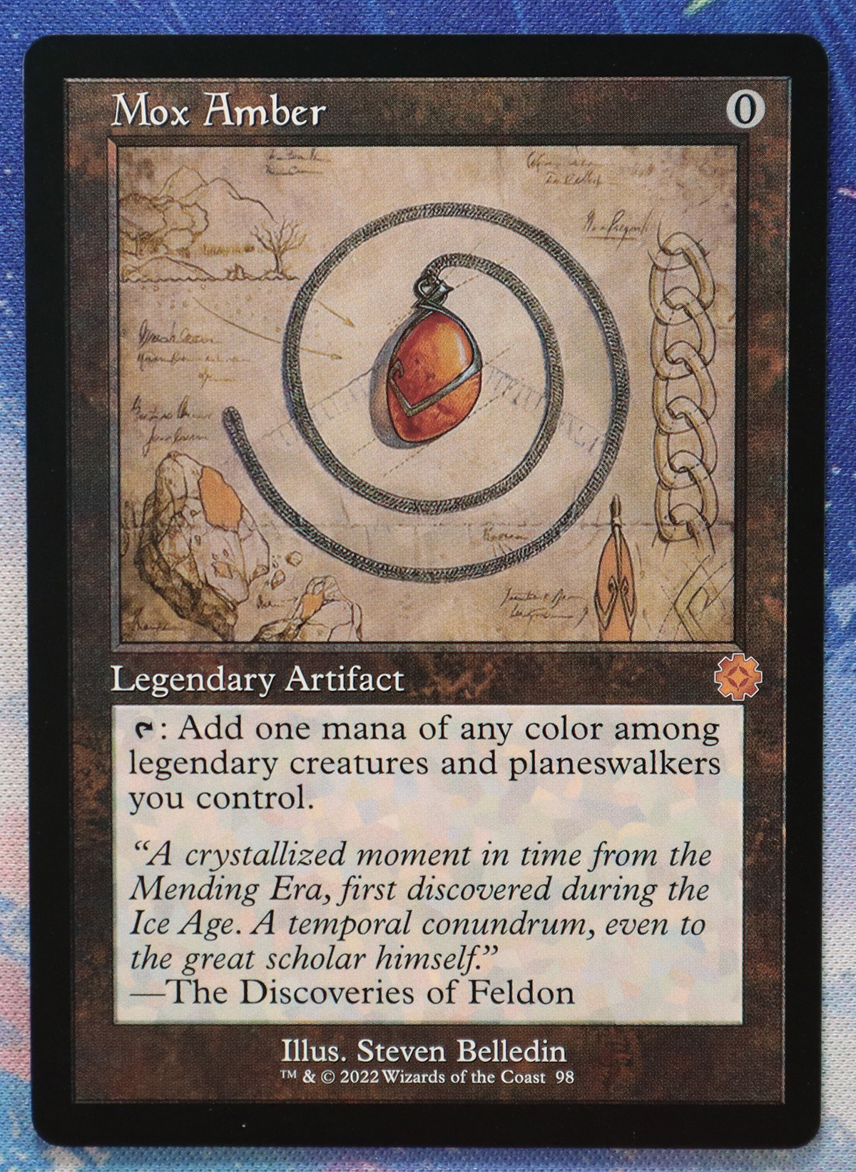 Mox Amber The Brothers' War Retro Artifacts (BRR) Retro frame normal