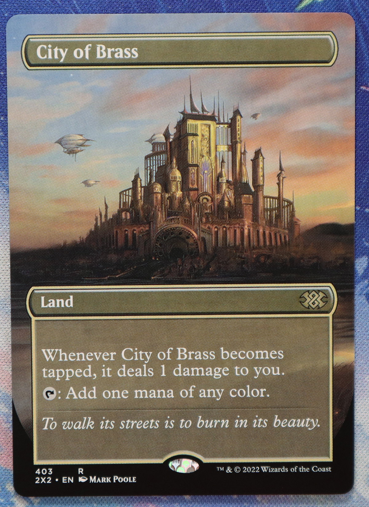 City of Brass #403 Double Masters 2022 (2X2) hologram