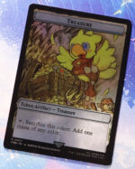 Treasure chocobo token metal cards