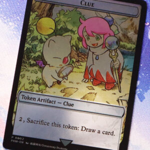 CLUE chocobo token token metal cards