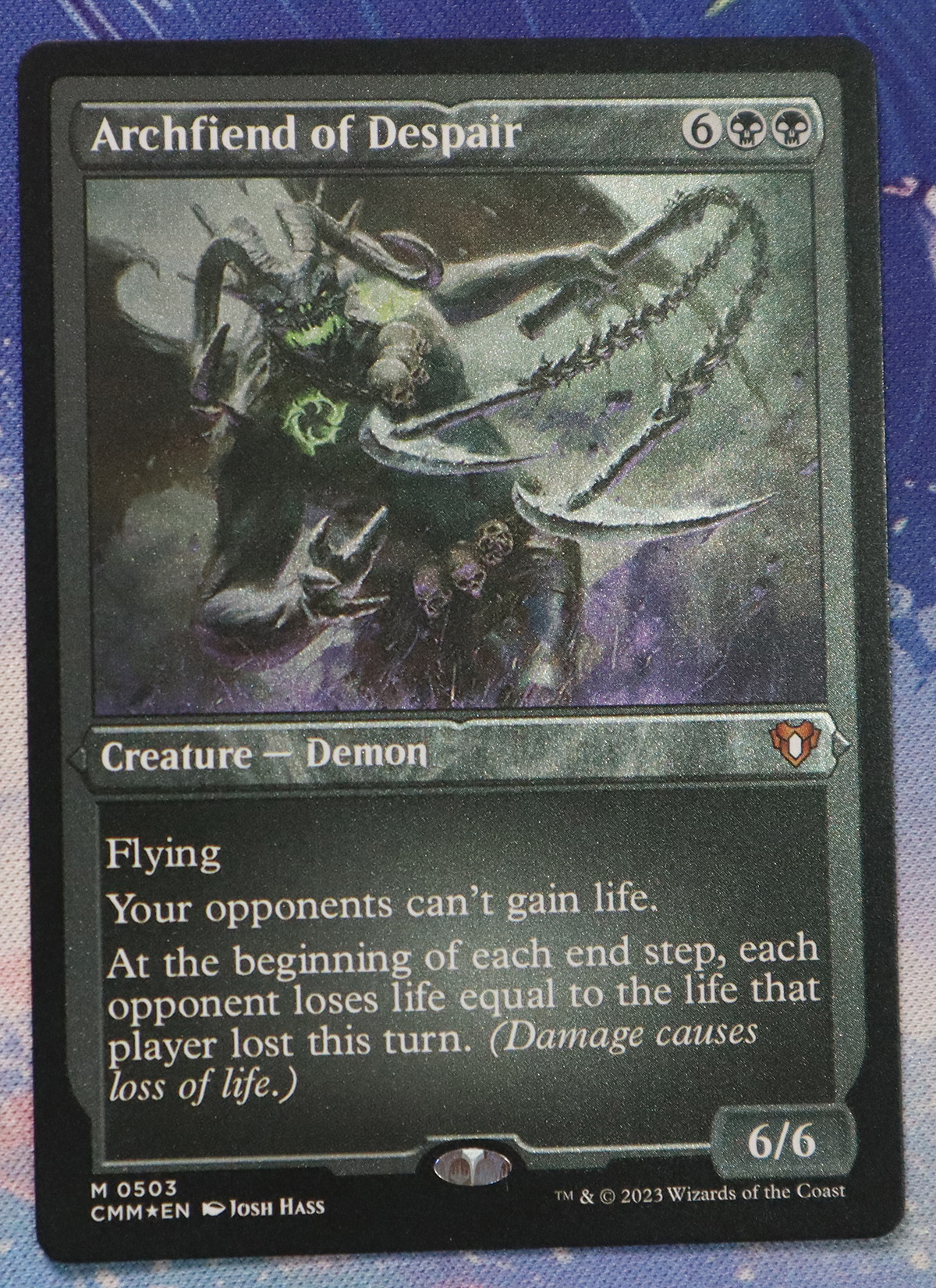 Archfiend of Despair #503 CMM etched foil