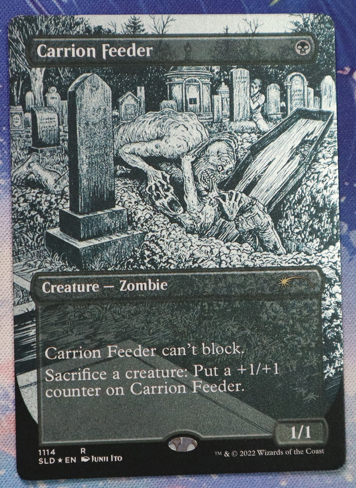 Carrion Feeder #1114 SLD etched foil