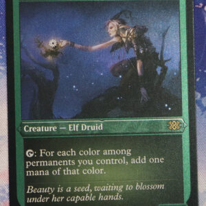 Bloom Tender #458 2X2 etched foil