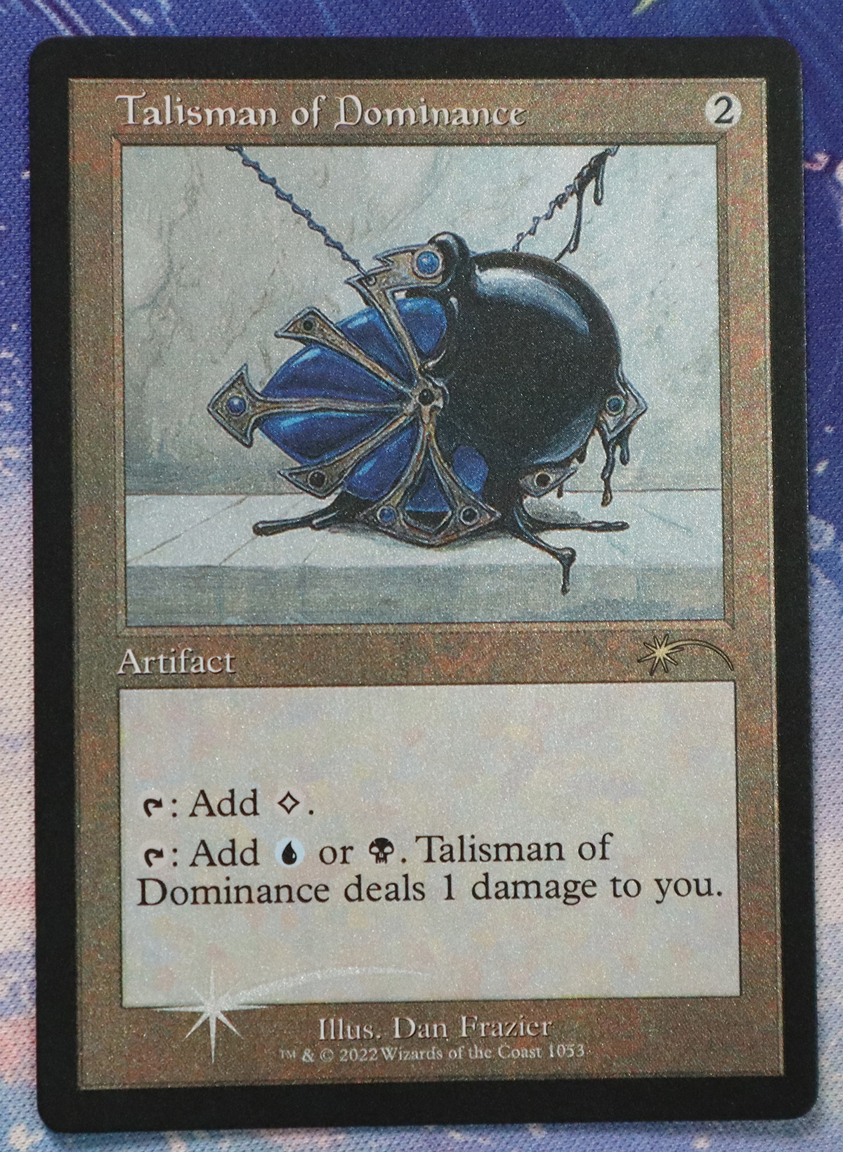 Talisman of Dominance #1053 SLD etched foil