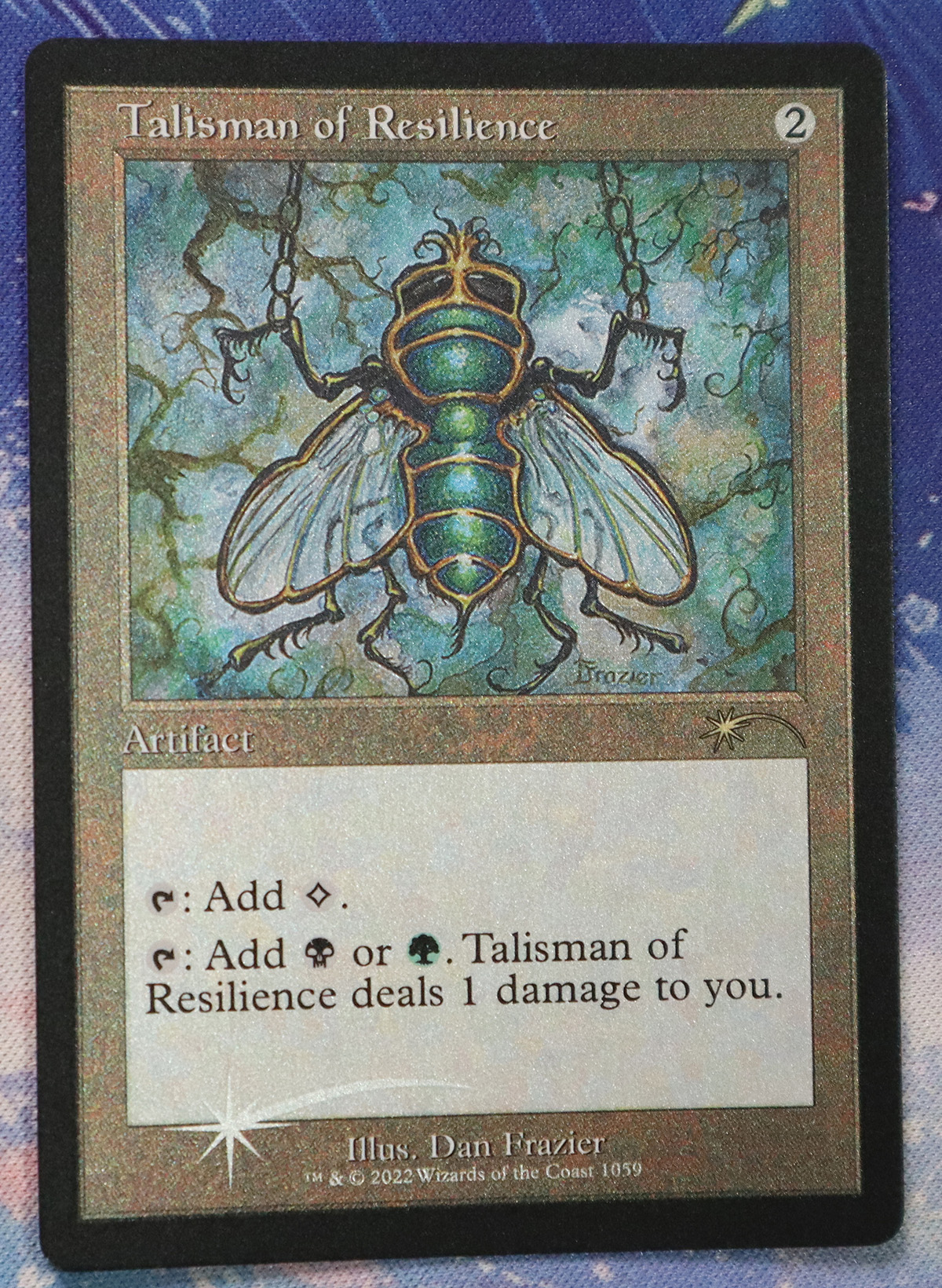 Talisman of Resilience #1059 SLD etched foil