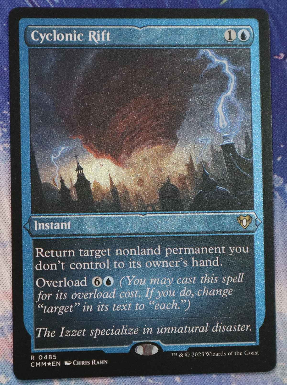 Cyclonic Rift #485 CMM etched foil