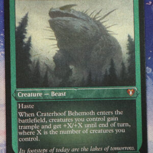 Craterhoof Behemoth CMM etched foil