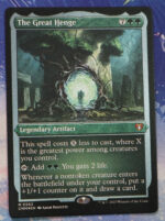 The Great Henge #562 Commander Masters (CMM) etched foil