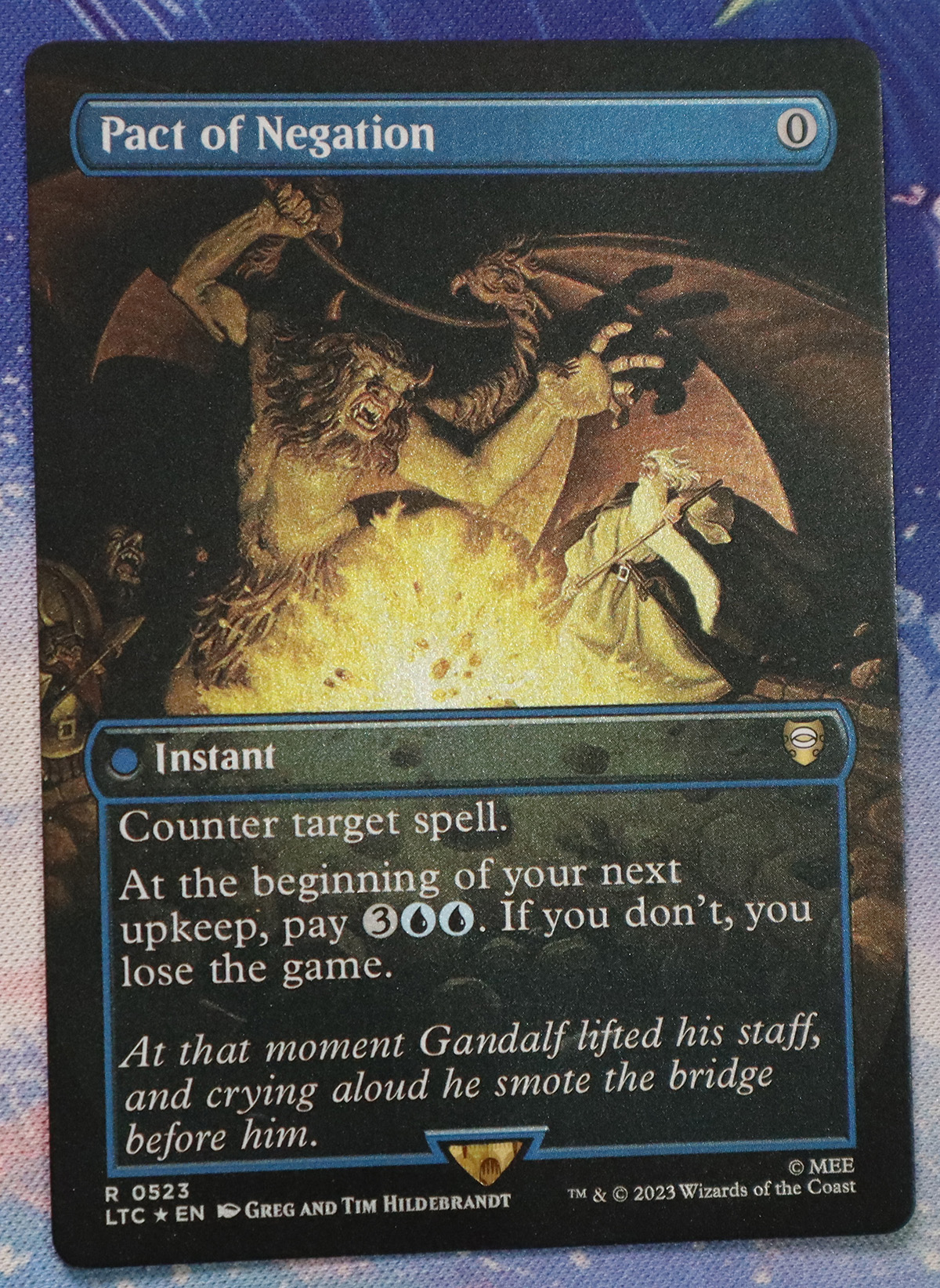 Pact of Negation LTC #523 Tales of Middle-earth Commander (LTC) silver foil