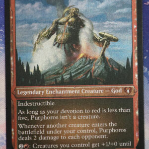 Purphoros, God of the Forge #547 CMM etched foil