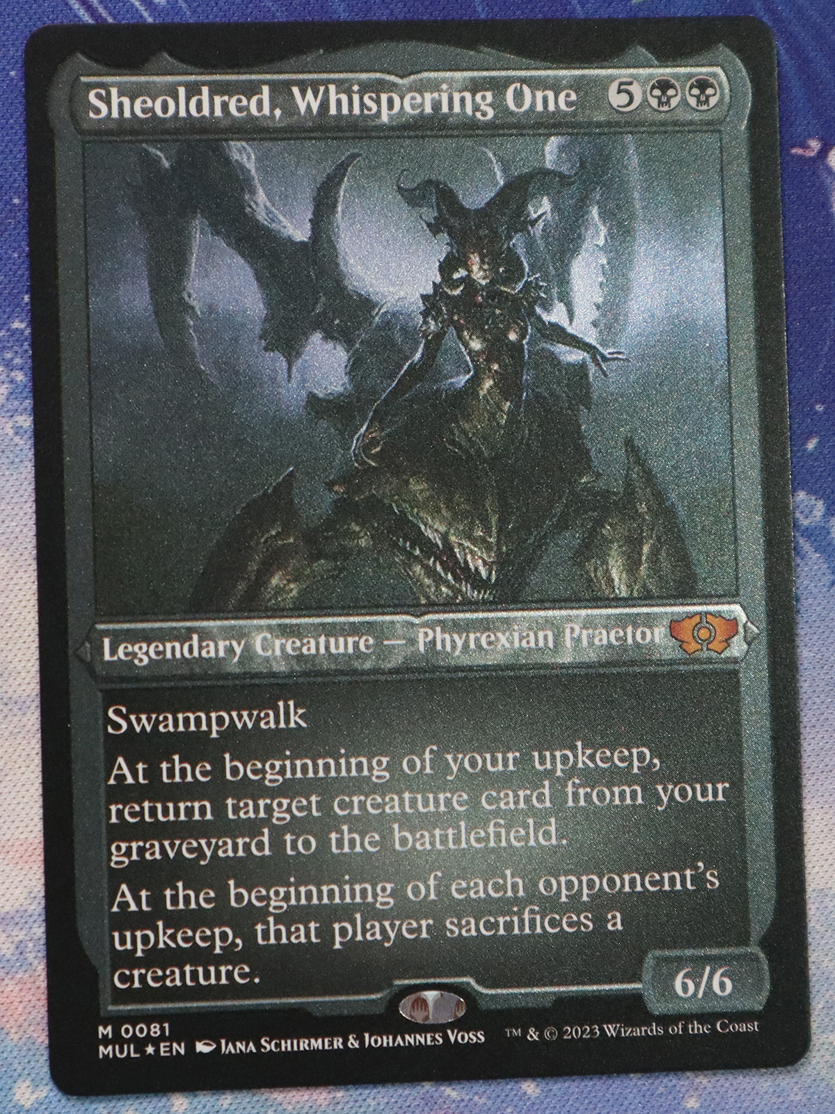 Sheoldred, Whispering One #81 MUL etched foil