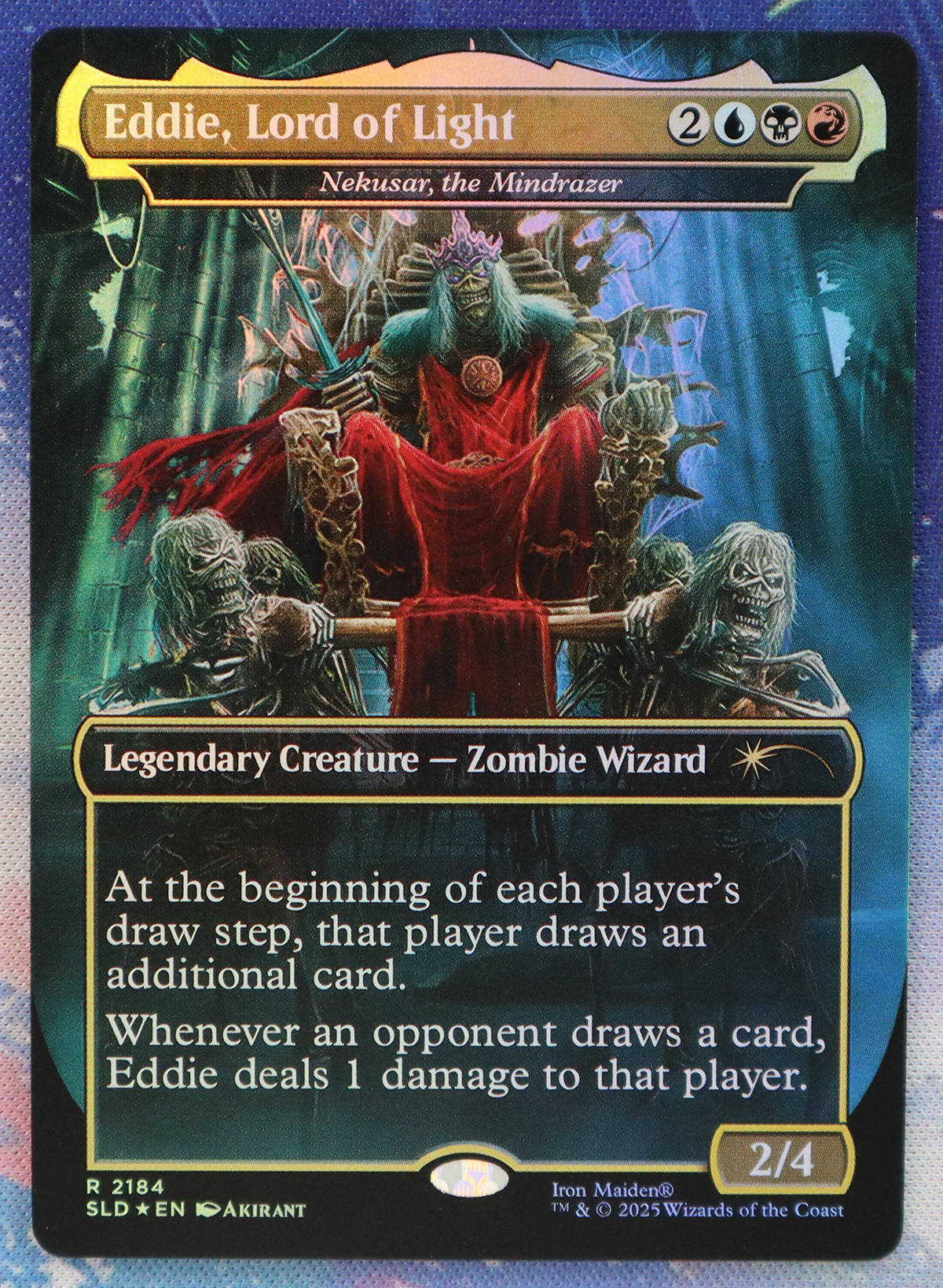 Nekusar, the Mindrazer #2184 Eddie, Lord of Light SLD foil
