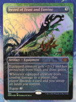 Sword of feast and famine extended art 2xm double masters foil