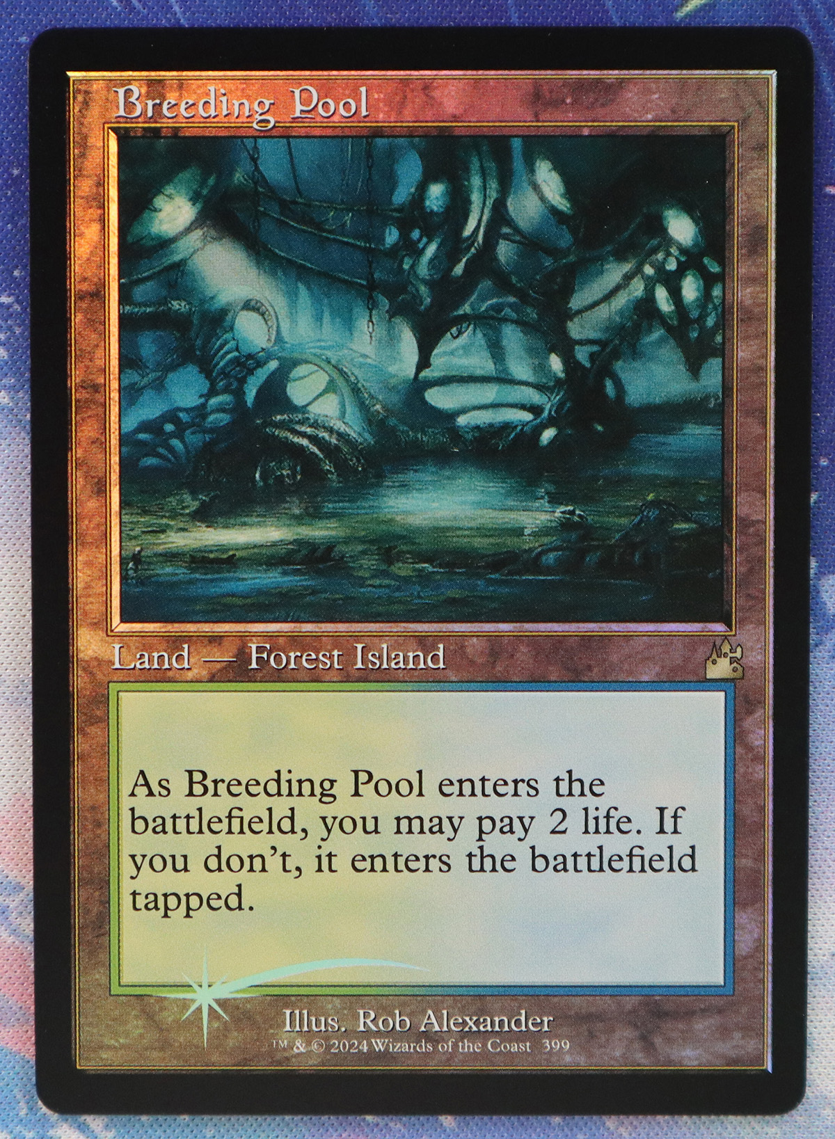 Breeding Pool Ravnica Remastered (RVR) Retro frame foil