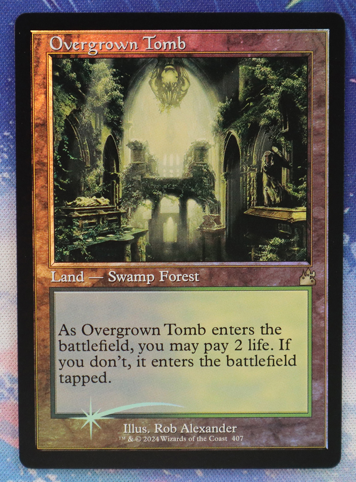 Overgrown Tomb Ravnica Remastered (RVR) Retro frame foil