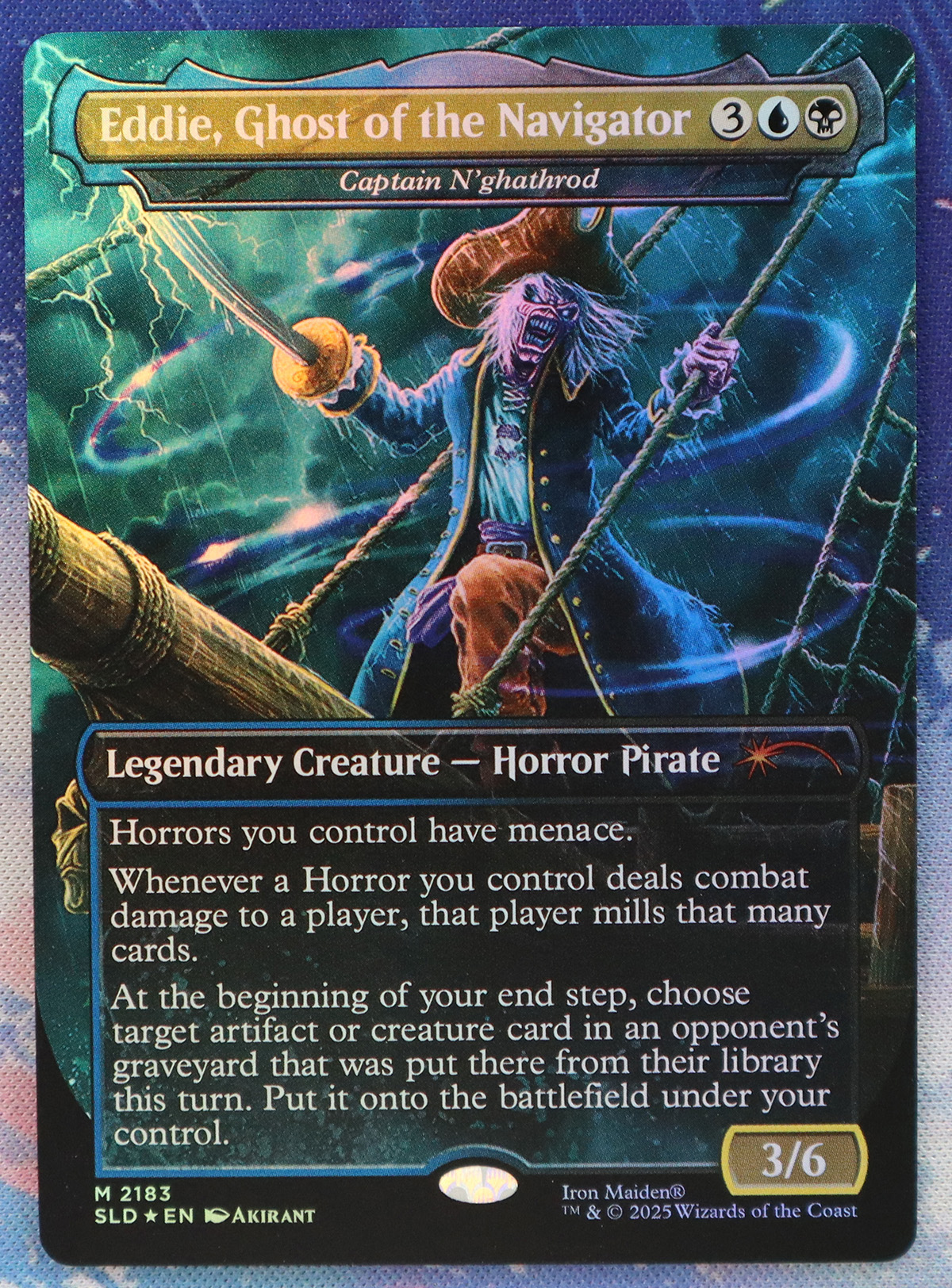 Captain N'ghathrod #2183 Eddie, Ghost of the Navigator SLD foil