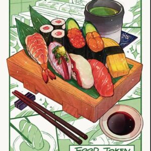 Food token #2012 SLD metal cards