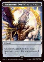 Sephiroth, One-Winged Angel Emblem metal cards