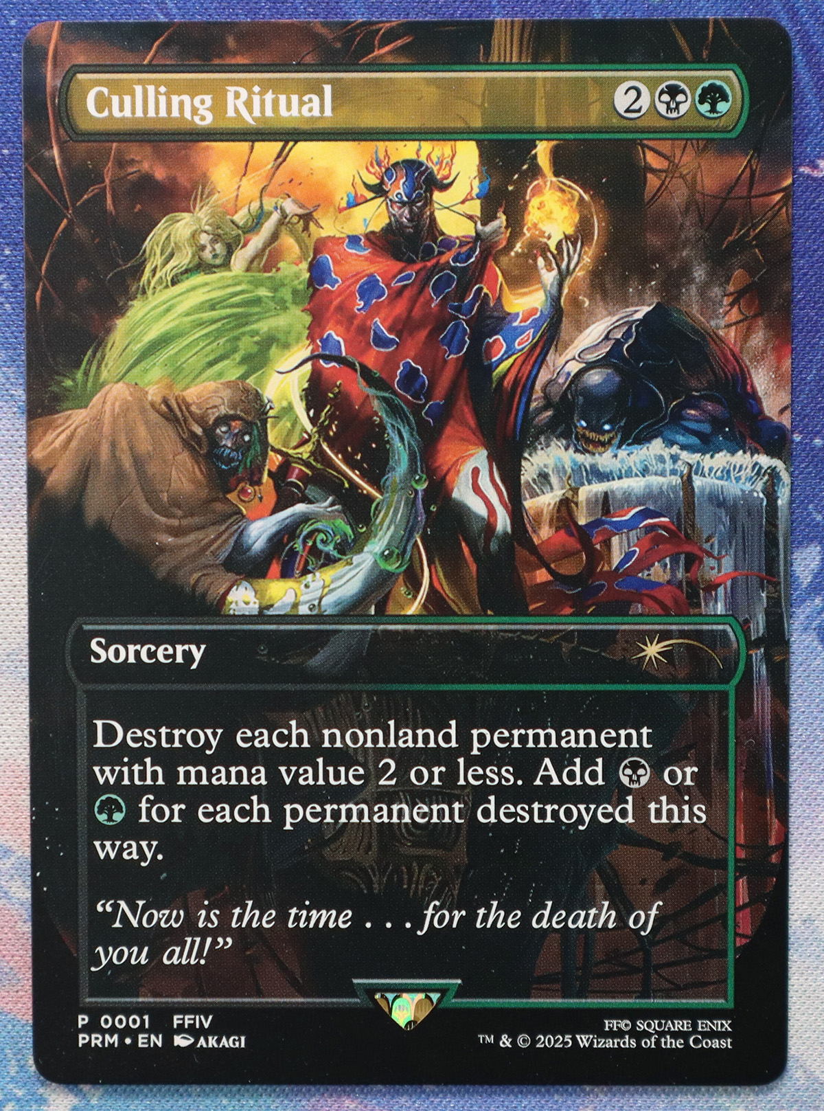 Culling Ritual #1 promo PW25 hologram