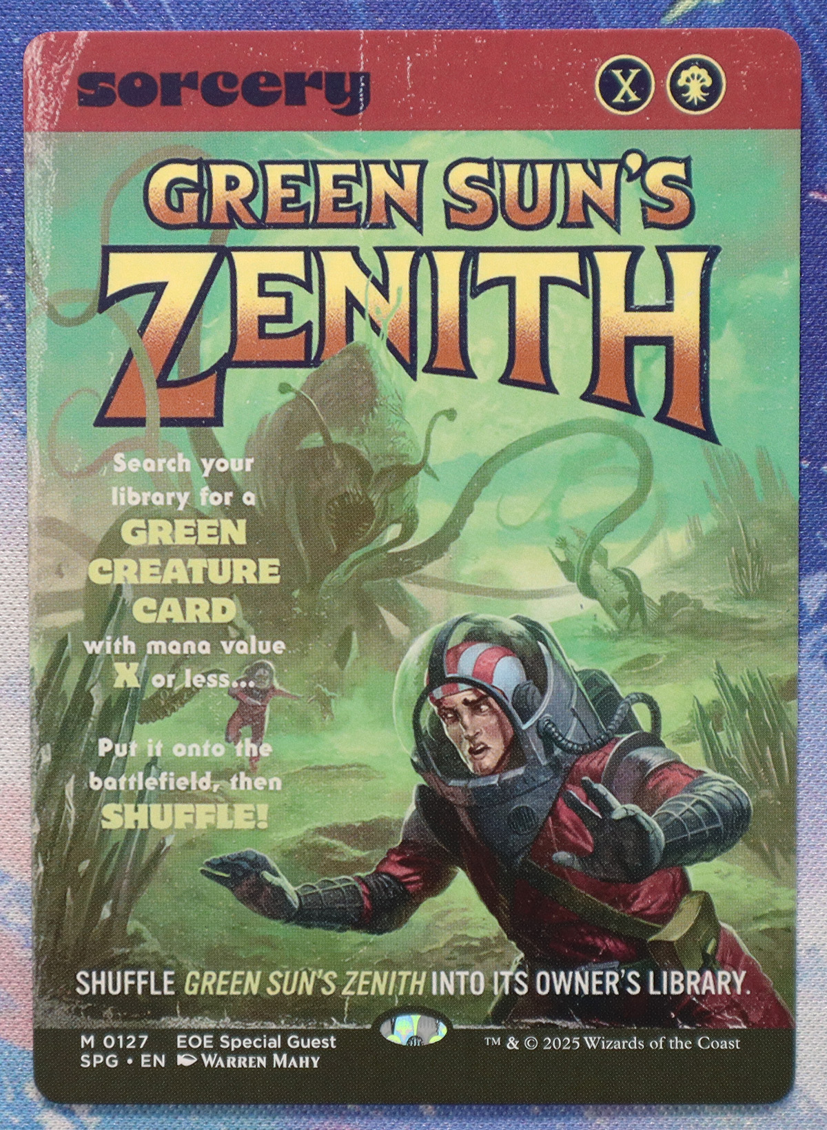 Green Sun's Zenith #127 SPG hologram
