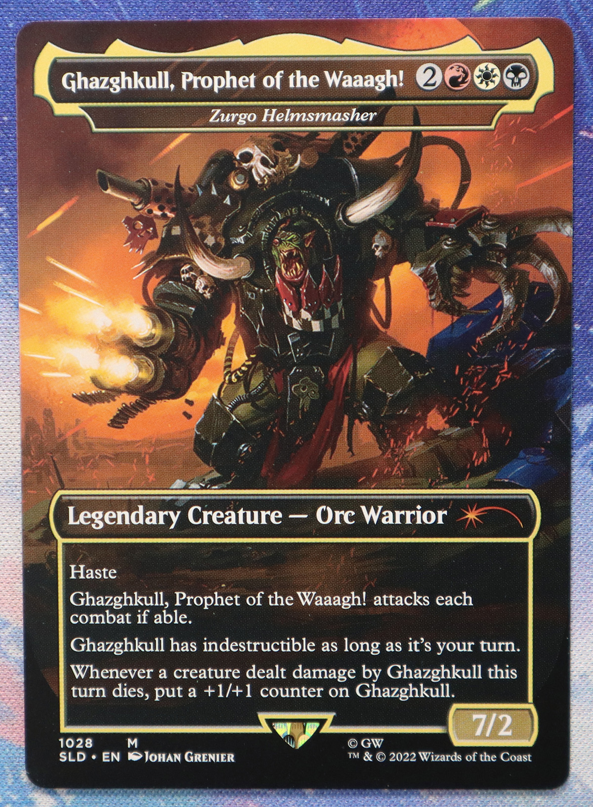 Zurgo Helmsmasher #1028 SLD hologram