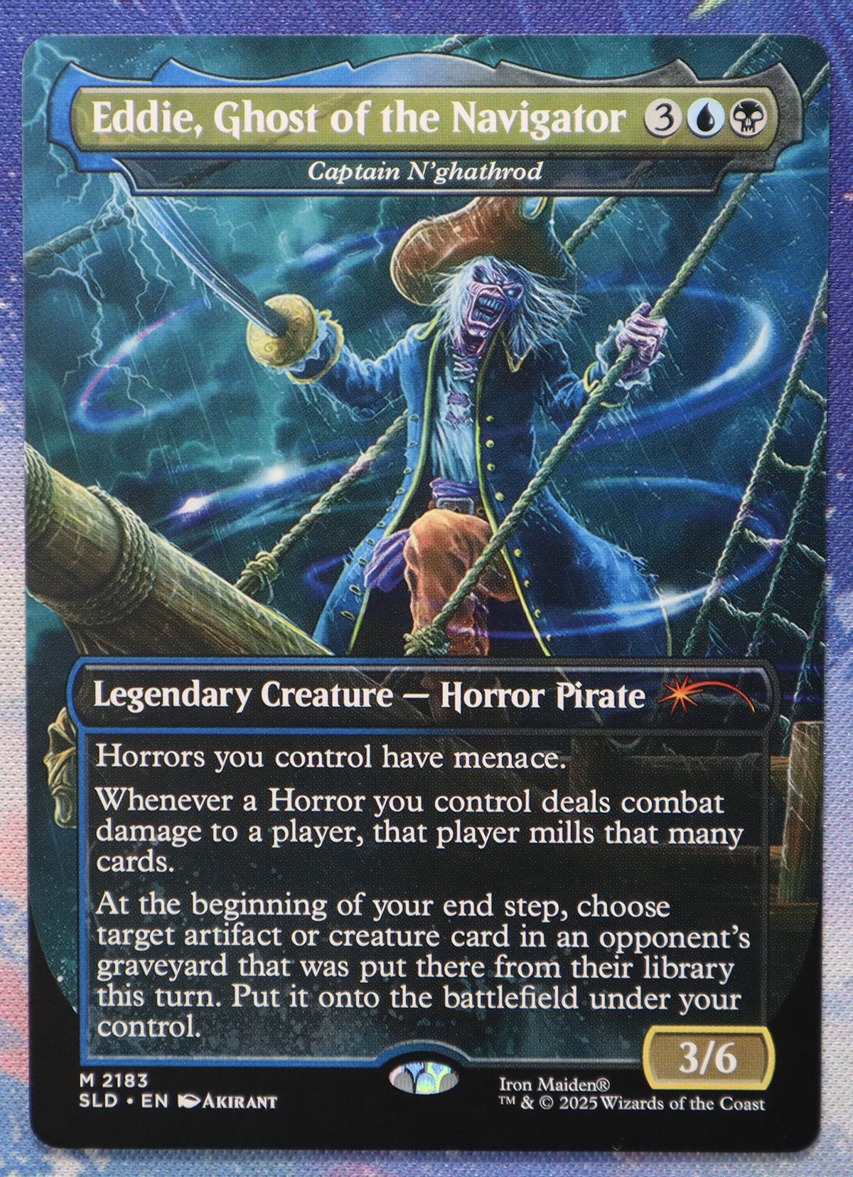 Captain N'ghathrod #2183 Eddie, Ghost of the Navigator SLD hologram