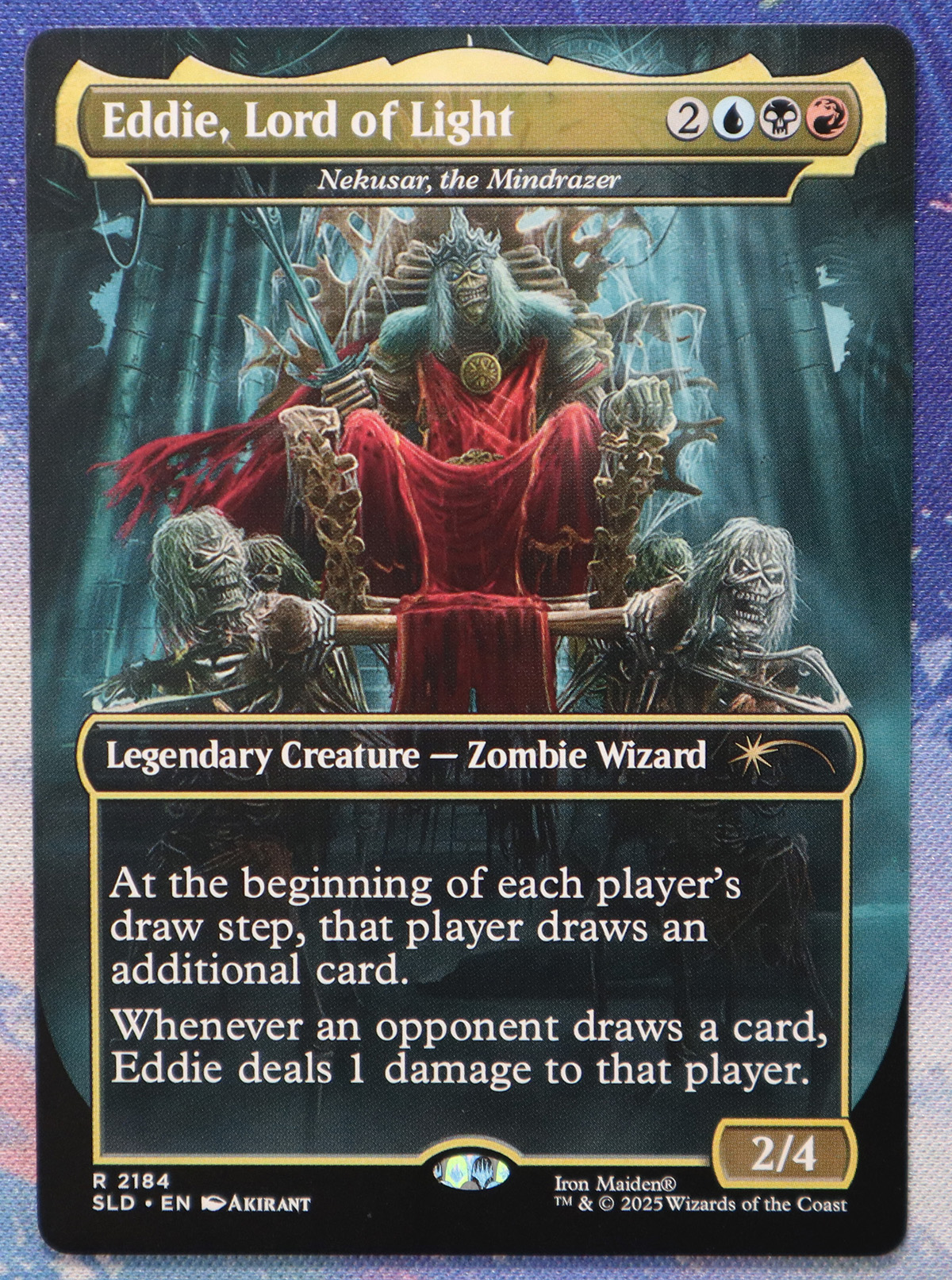Nekusar, the Mindrazer #2184 Eddie, Lord of Light SLD hologram