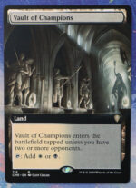 Vault of Champions extended art Commander Legends (CMR) hologram
