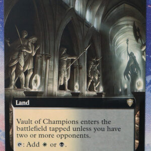 Vault of Champions extended art Commander Legends (CMR) hologram