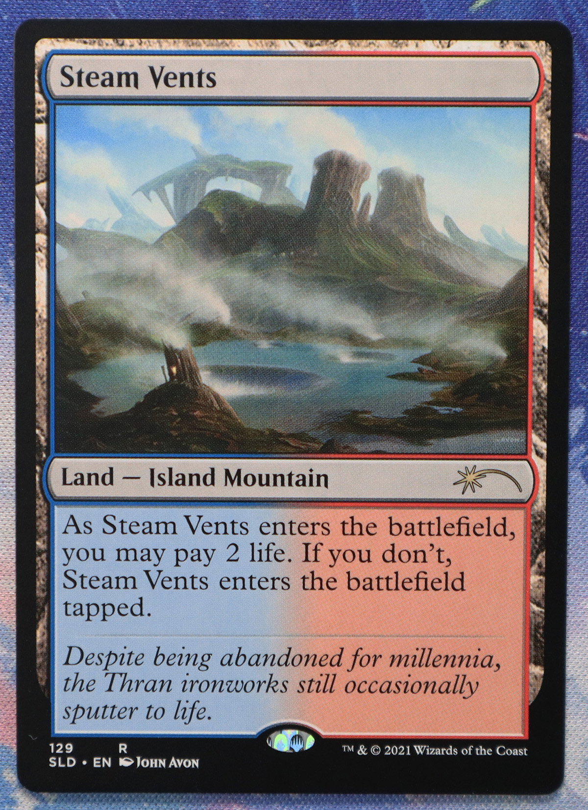 Steam Vents Secret Lair Drop (SLD) hologram