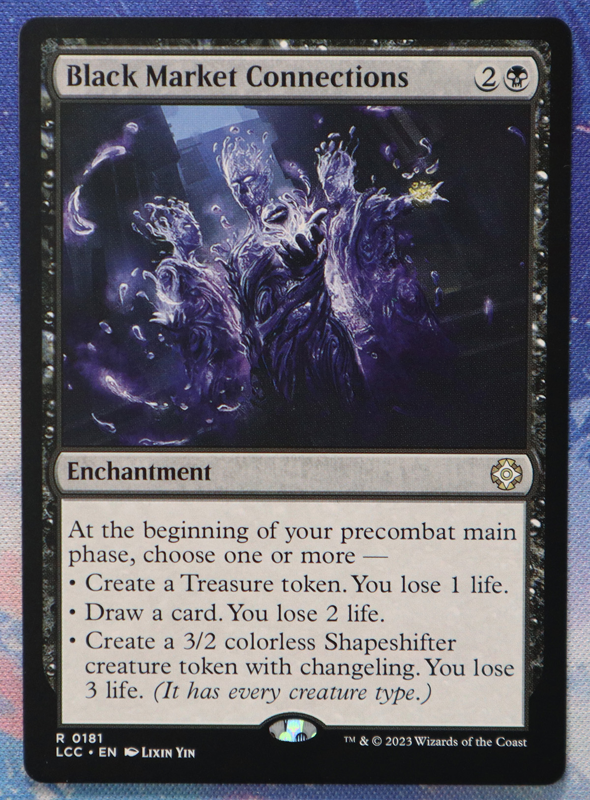 Black Market Connections #181 The Lost Caverns of Ixalan Commander (LCC) hologram