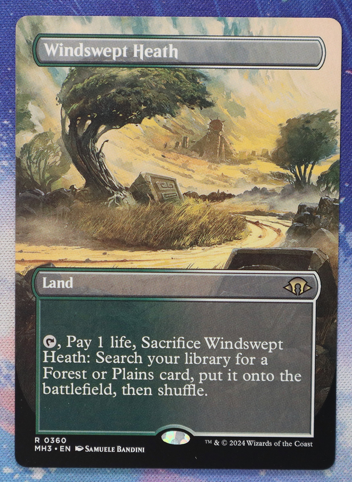 Windswept Heath #360 Modern Horizons 3 (MH3) hologram