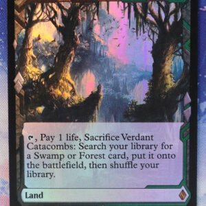 Verdant Catacombs ZNE Zendikar Rising Expeditions foil