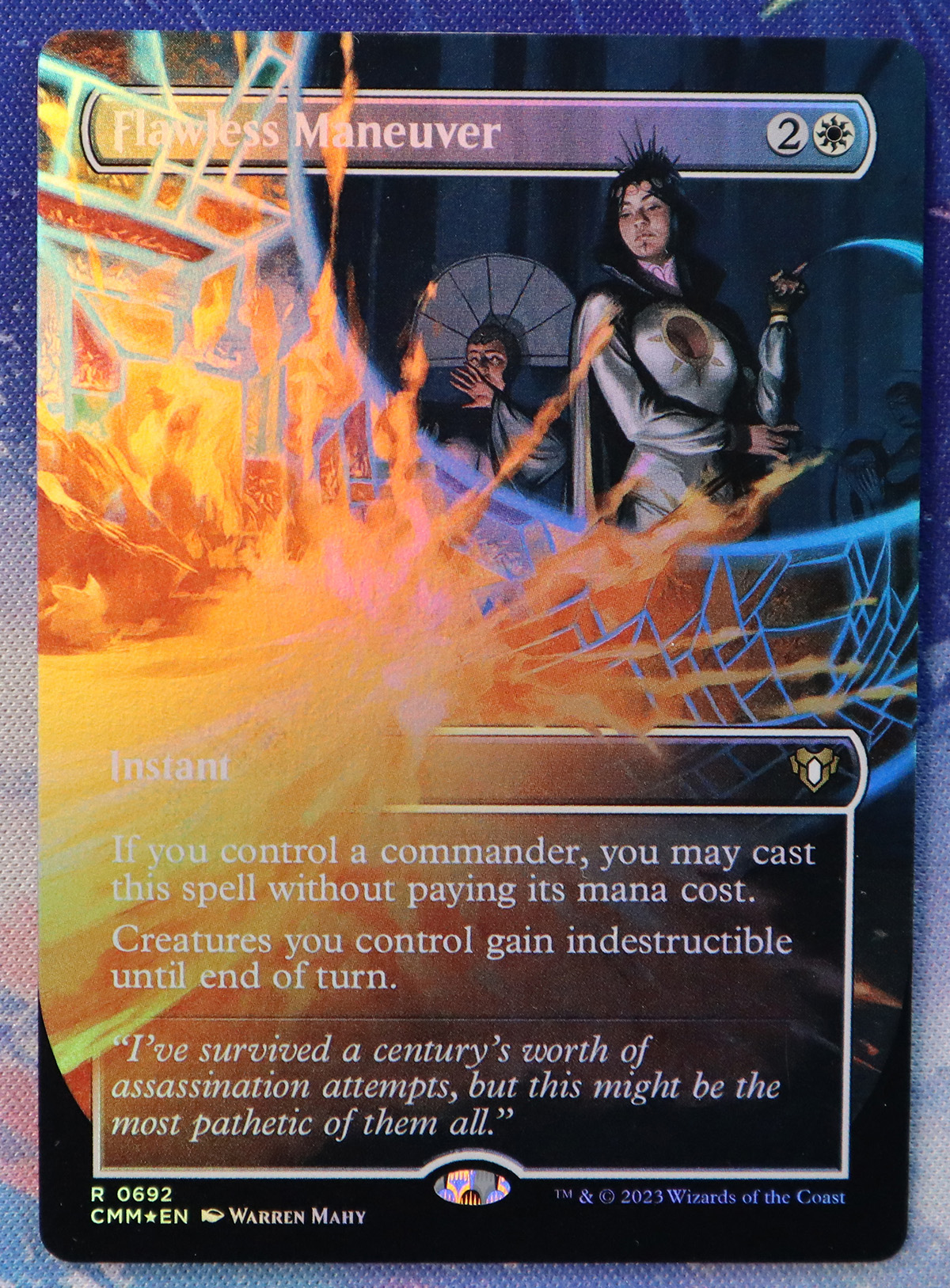 Flawless Maneuver #692 CMM Commander Masters (CMM) foil