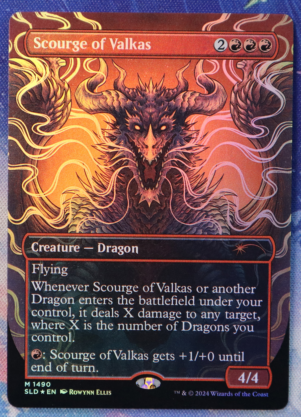 Scourge of Valkas #1490 SLD foil