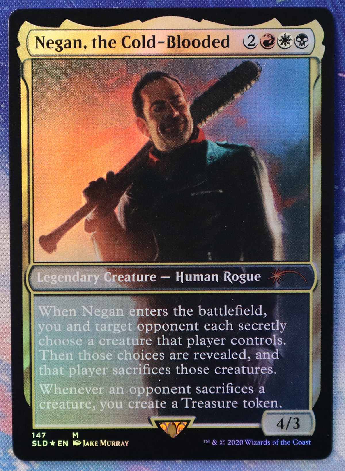 Negan, the Cold-Blooded #147 SLD foil