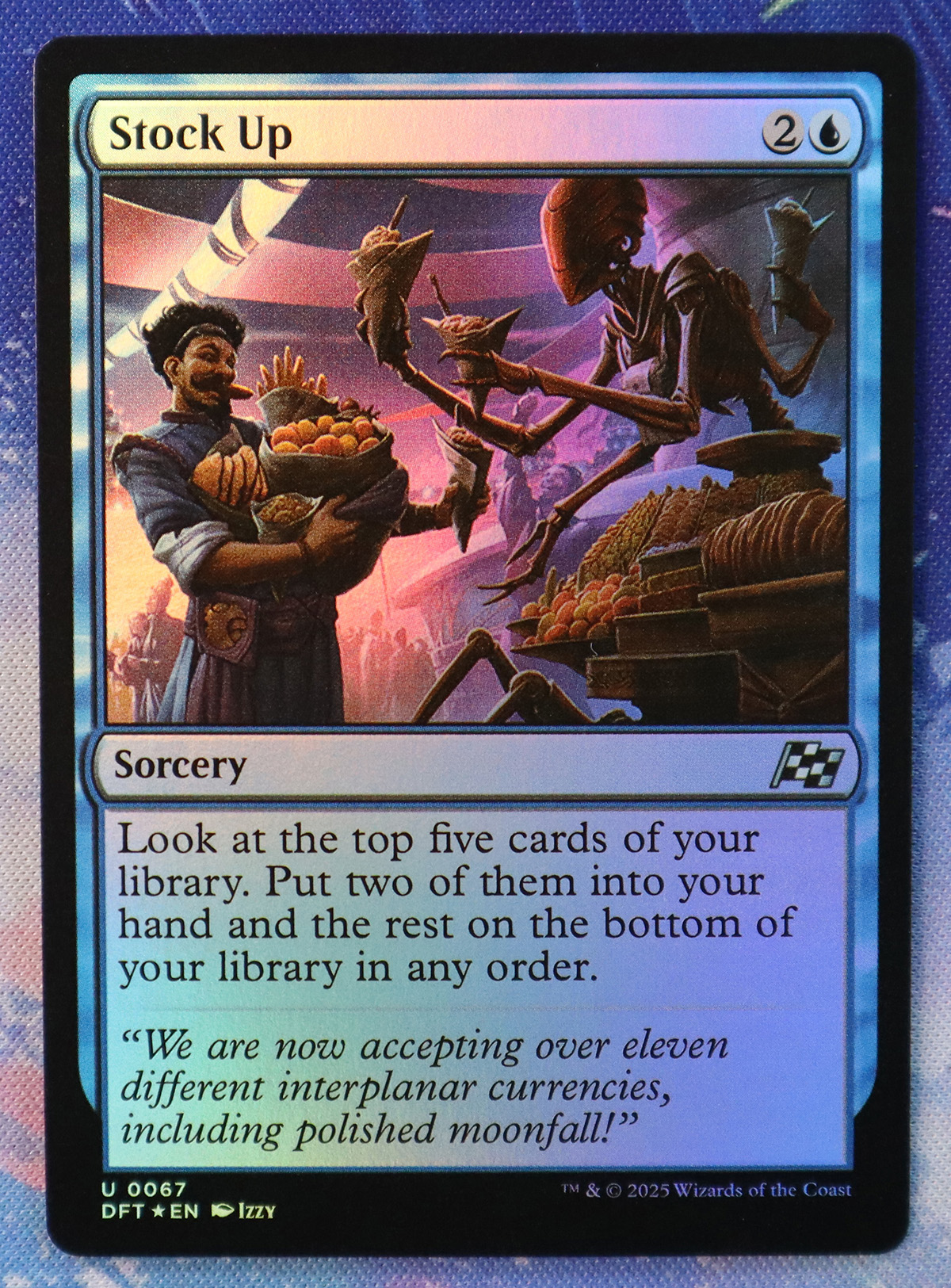 Stock Up - Aetherdrift #67 DFT foil