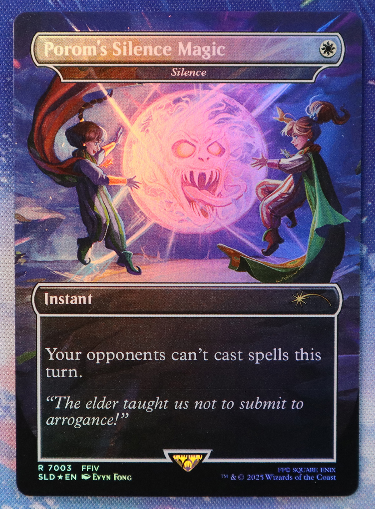 Porom's Silence Magic #7003 SLD foil