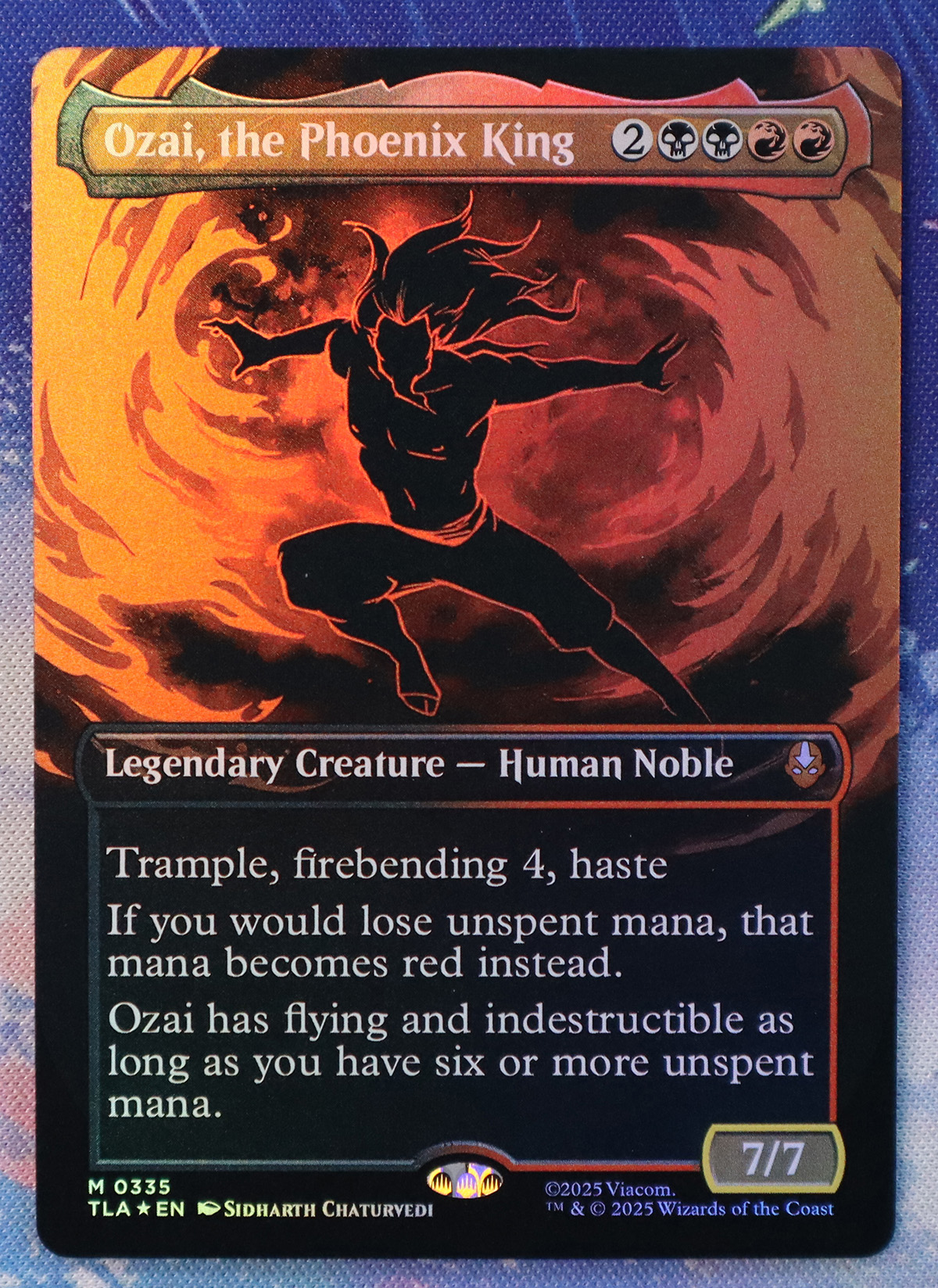 Ozai, the Phoenix King #335 TLA foil