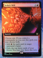 Jeska's Will extended art Commander Legends (CMR) foil