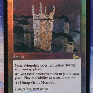 Grim Monolith urza's legacy foil