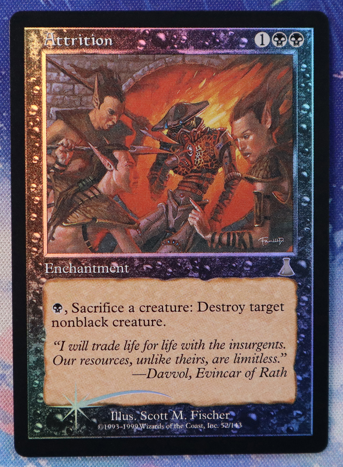 Attrition UDS foil