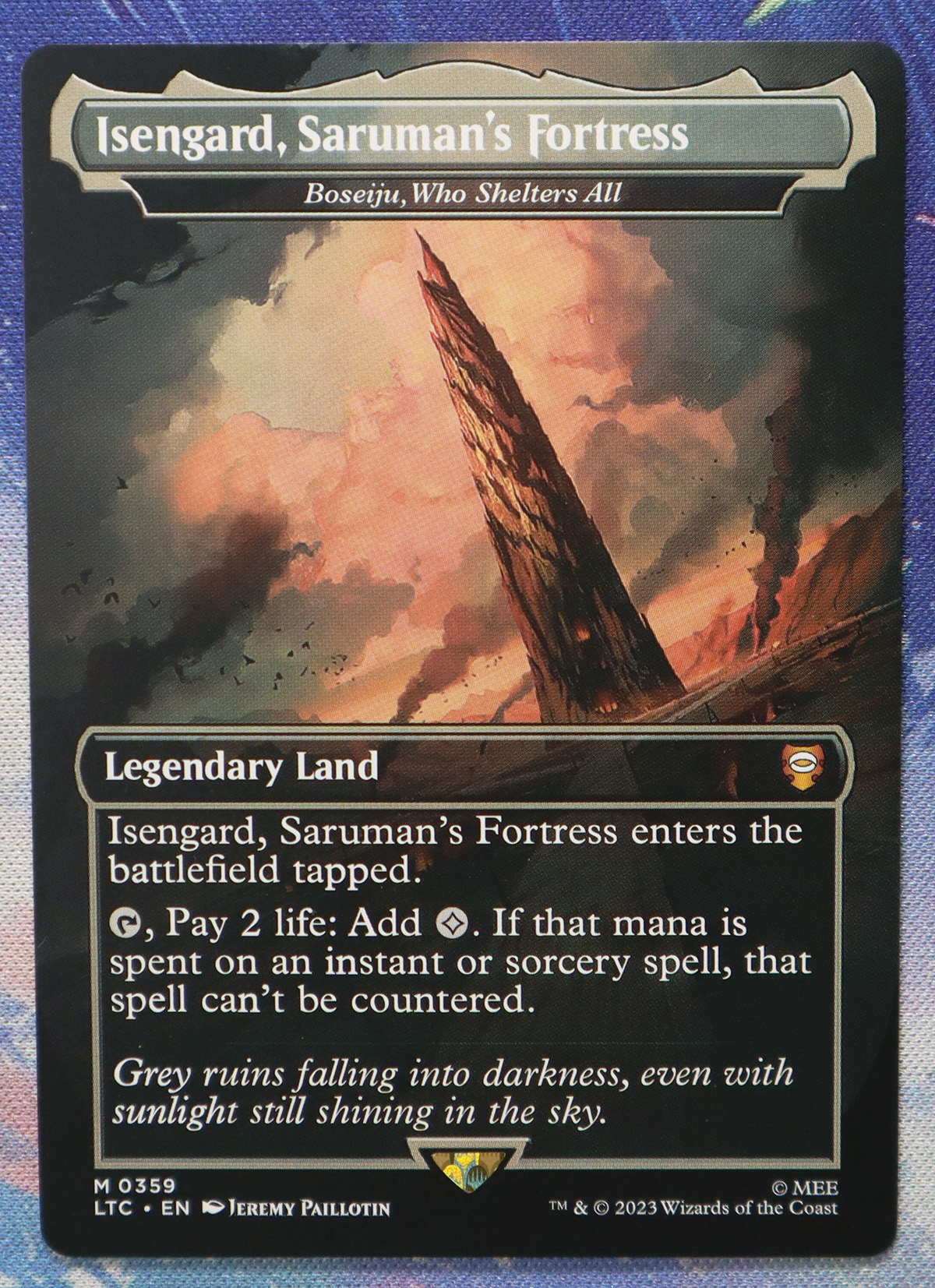 Boseiju, Who Shelters All Isengard, Saruman's Fortress #359 LTC LTC hologram